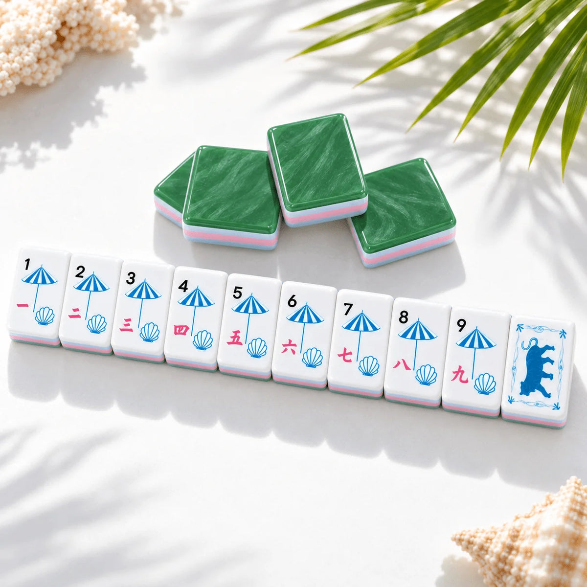 Jade Beauty Mahjong Set, detail 4